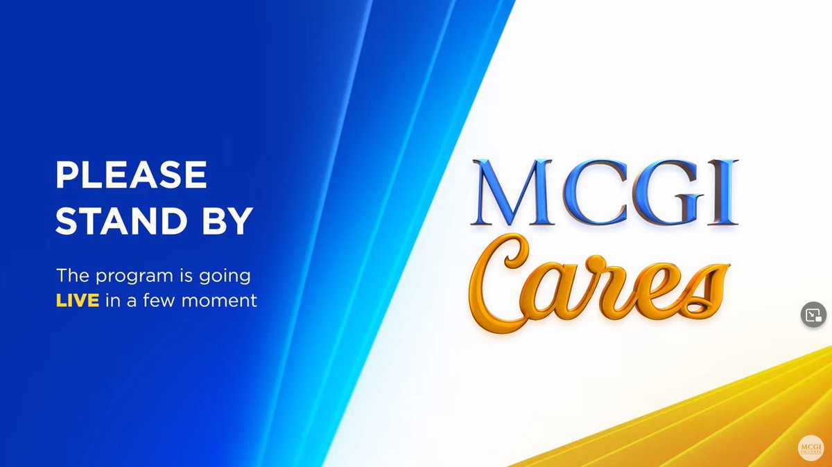 mcgi_stef's tweet photo. 🆙 Tara po sa pinakaunang LIVE episode ng #MCGICares program! 🆙

Facebook: https://t.co/gL8gq3xbzH
YouTube: https://t.co/Qhh9RdgZi1

#ShinesWithLove https://t.co/5DDCpNnWCI