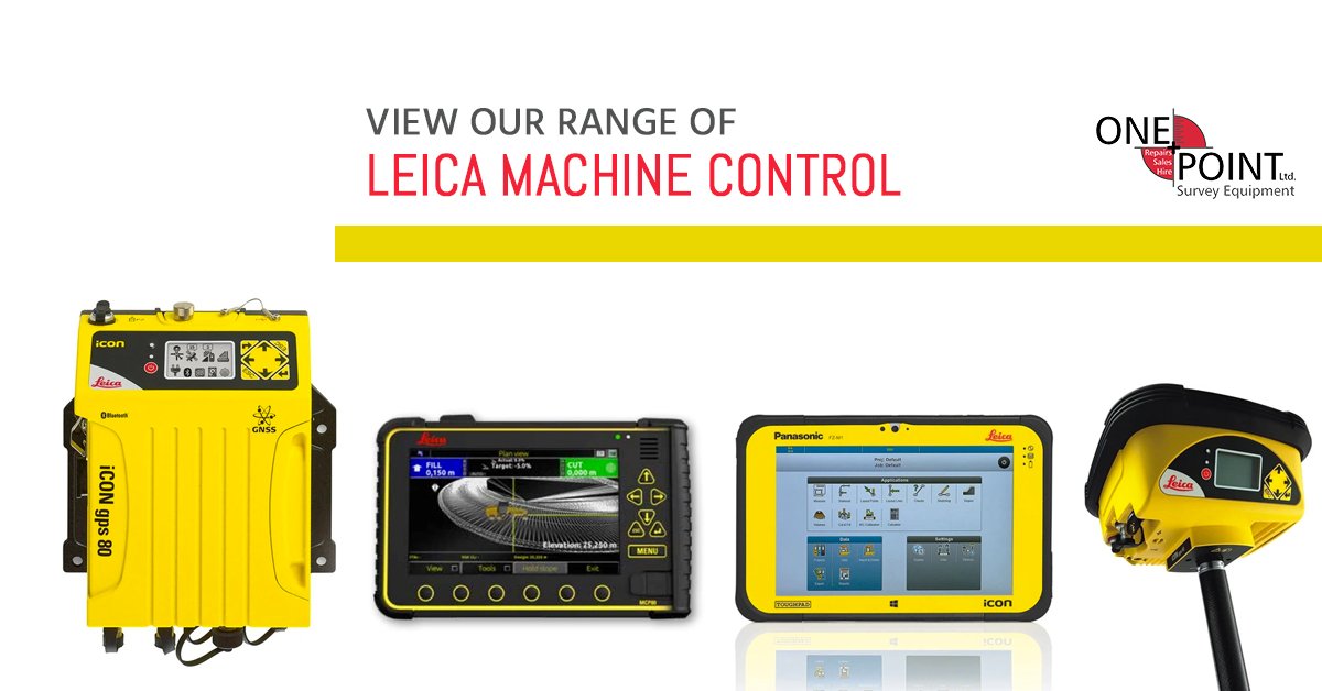 OnePointSurvey's tweet photo. See our range of #LeicaMachineControl products available here: https://t.co/woEyG0Pi3F. Our team can offer you a wealth of information to help choose the best piece of kit to suit your needs.
#surveyequipment #construction #leicageosystems #LeicaiCON #iCON #3DmachineControl https://t.co/exADvoQm4J