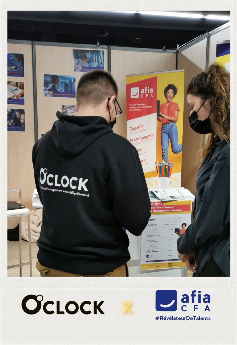 Notre cher Vincent, chargé des Admissions et heureux détenteur d'un sweat aux couleurs de l'école, sera présent sur le stand du @cfaafia au Salon Paris pour l'emploi des jeunes.

📆 Lundi 7 mars à partir de 10h
📌 Grande halle de la Villette

#parispourlemploidesjeunes #formation
