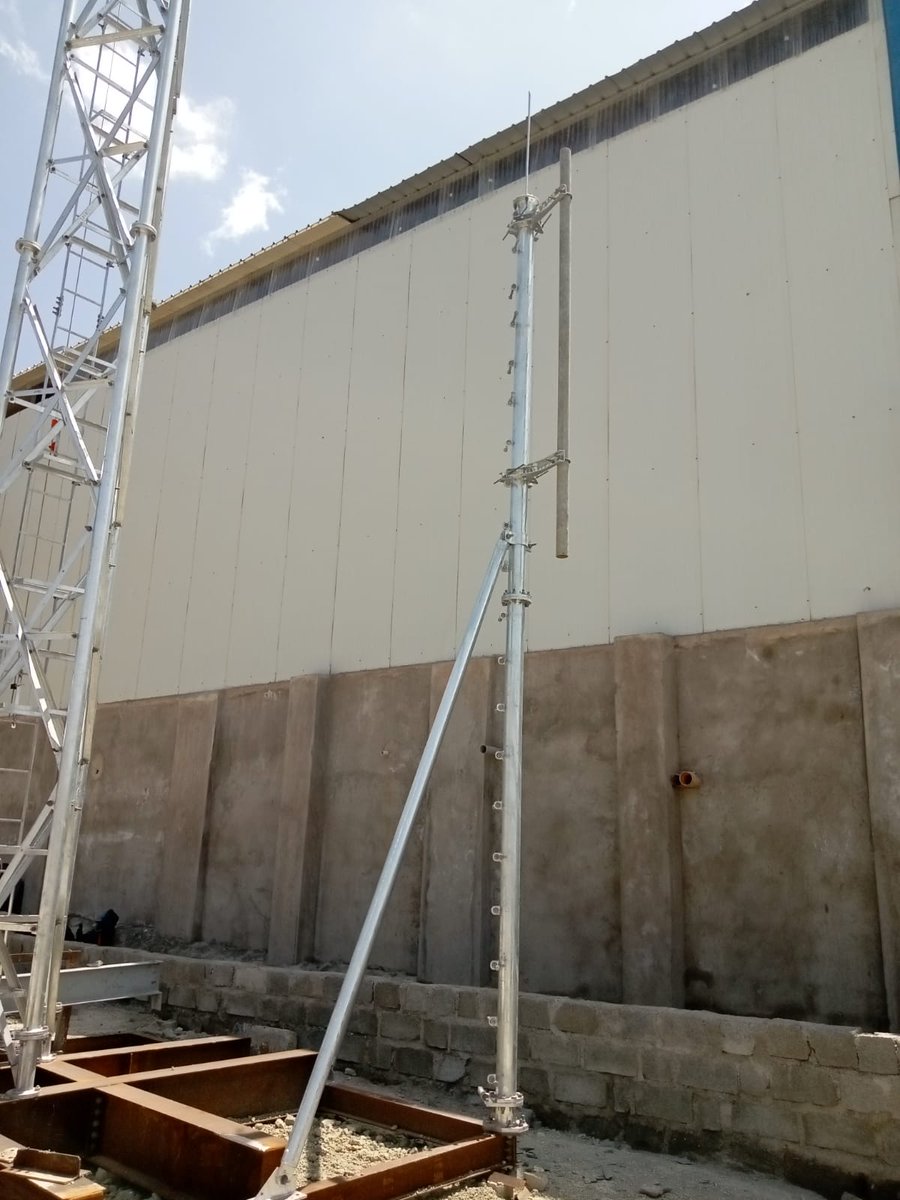 GreenboAfrica's tweet photo. At Greenbo Africa, we provide telcom  clients with  corner poles, a designed to provide mounting opportunity for antennas and other Equipments on locations where free standing solutions is needed without penetrating the weatherproofing layers on rooftops.#WorldEngineeringDay https://t.co/p8g3QBFkMa
