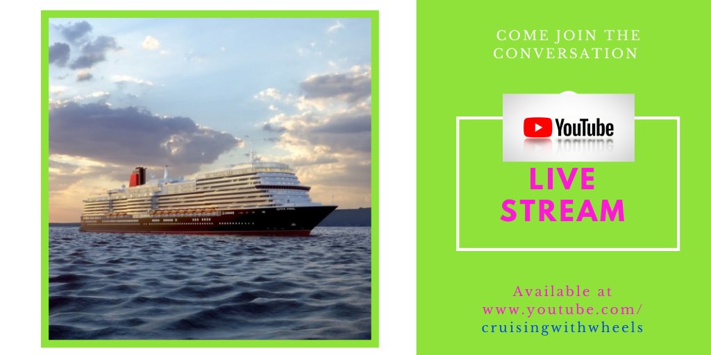 cruisingwithwhe's tweet photo. Don't forget to set a reminder for our #Livestream , only on #YouTube!!! Don't miss the #party on #sundayfunday !!
Sunday
March 6, 2022 @ 2PM EST
https://t.co/4VqYVFLl39
#cruisechat #news #whatsnew #cruise #hangout #CWW #TFTHS #cruisenews #breakingnews https://t.co/bjyfLT3mNC