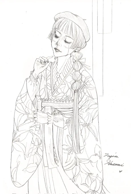 #イラスト #いいねかRTで気になった人フォローする #アナログイラスト #絵描き人

息抜き絵。。

『哀恋』
甘く儚く苦い記憶。
いっそ嫌いになれたら楽なのに…。 