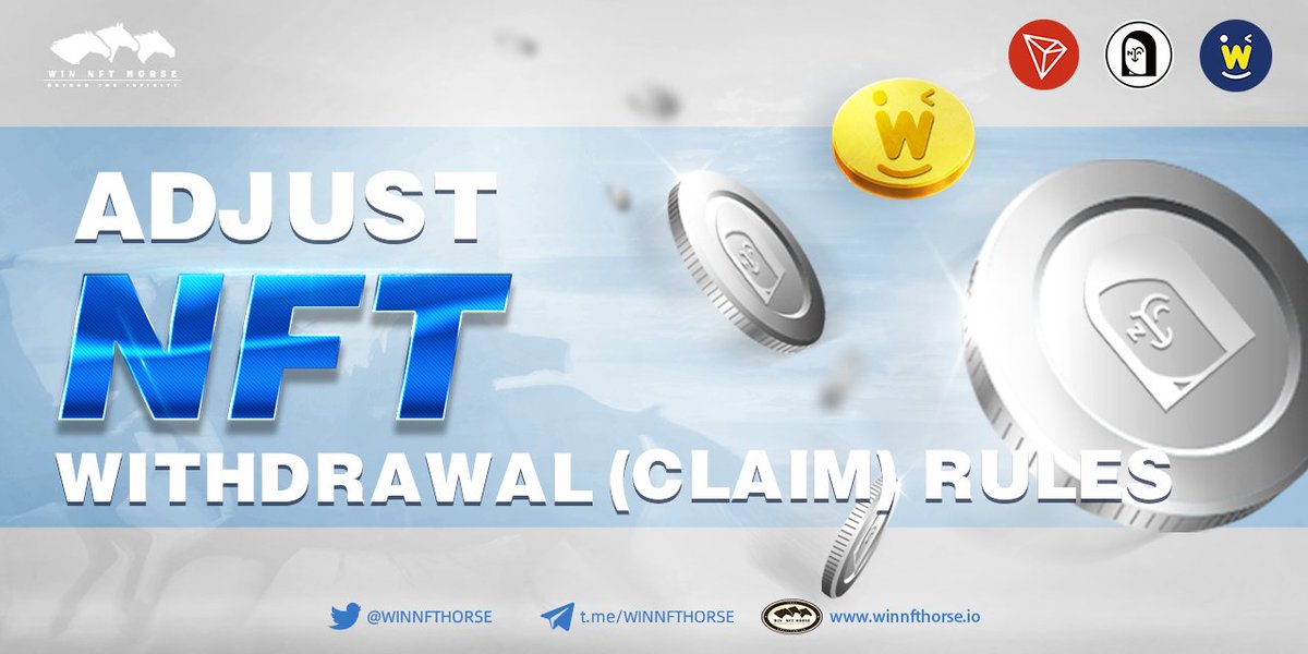 WINNFTHORSE's tweet photo. (1/2)

In order to standardize the $NFT Withdrawal (Claim) process and improve the withdrawal efficiency of users, we will update the marketplace at March 4th 20:00(HKT) : https://t.co/g5uYt0gKBJ