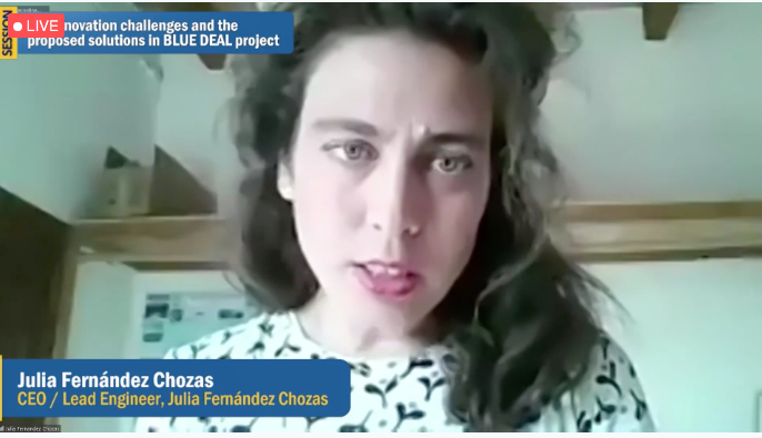 bluedeal_med's tweet photo. #HappeningNow #BDCapLab
🗣️ Julia Fernández a consultant engineer explains her idea "Beautiful Layouts" with wind farm that can be visited and photographed
#bluegrowthcommunity https://t.co/eAbmCCZpIo