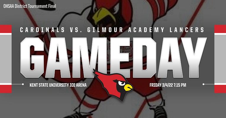 BigRedDukes7's tweet photo. @MentorAthletics @mentorhockey It’s DISTRICT FINAL GAMEDAY! A ticket to the Frozen Four is on the line tonight. Cards Varsity Hockey vs Gilmour Academy Lancers 7:15 PM at KSU Ice Arena. Wear your RED and support the Cards. Tickets ONLY available online @ https://t.co/nr9hc8mrGR https://t.co/qR6LXAgPAT
