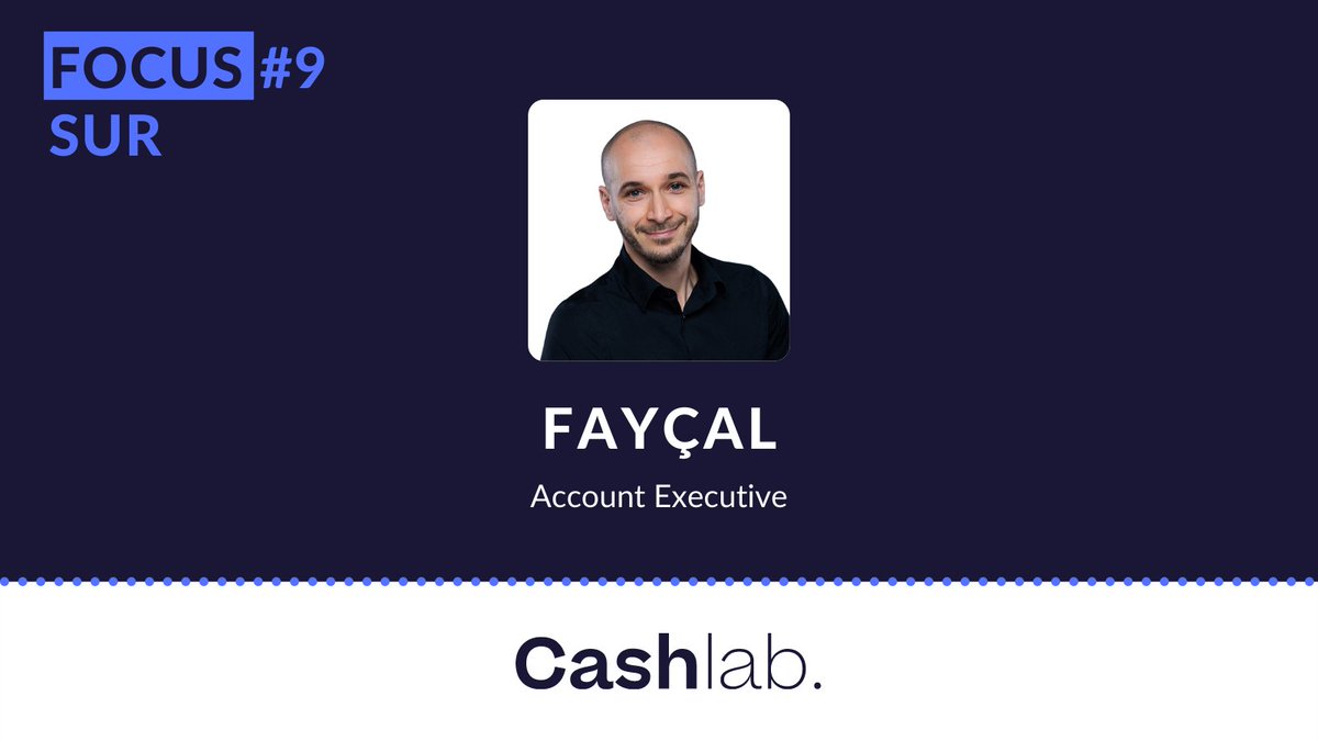 CashLab_fr's tweet photo. L'équipe s'agrandit ! #PeopleFocus Fayçal Mokeddem a rejoint l'équipe commerciale en tant qu'Account Executive 👨💼
Retrouvez son portrait ici 👉 https://t.co/PmENcd5FDW
#Cashlab #fintech https://t.co/8mHGbxkEbI