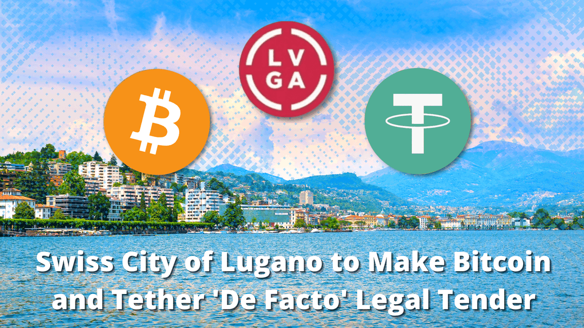 Awi10537978's tweet photo. Aiming to become Europe's Bitcoin capital, Lugano, Switzerland, has formed a partnership with stablecoin issuer Tether to establish bitcoin, Tether and Lugano's own LVGA Points token as essentially legal tender in the city.
#NFTs #Metaverse #CryptoNews #BTC https://t.co/HTqFuagdle
