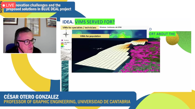bluedeal_med's tweet photo. #HappeningNow #BDCapLab
🗣️ Cesar Otero from the University of Cantabria presents their solution "VIMs" Visual Impact Maps that minimice the consumption of the visual resources including visual effects
#bluegrowthcommunity https://t.co/cFoUbQ8Wkl