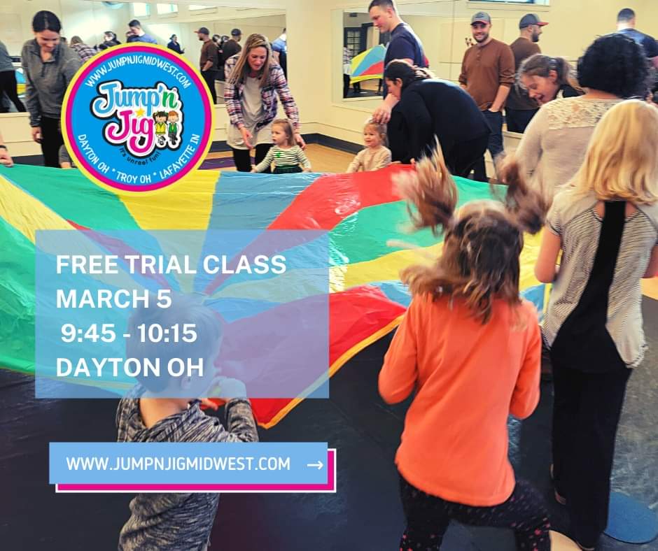 JumpJig's tweet photo. We are offering a FREE Trial class this Saturday (March 5) at our Dayton OH studio 9:45 - 10:15!  Spaces available, we would love to dance with you!
https://t.co/M6B57gcD59

#jumpnjigmidwest #irishdance #letsirishdance   #irishdancedayton #irishdanceoh #kidsdance #kidsdanceclass https://t.co/QYuJZlla89