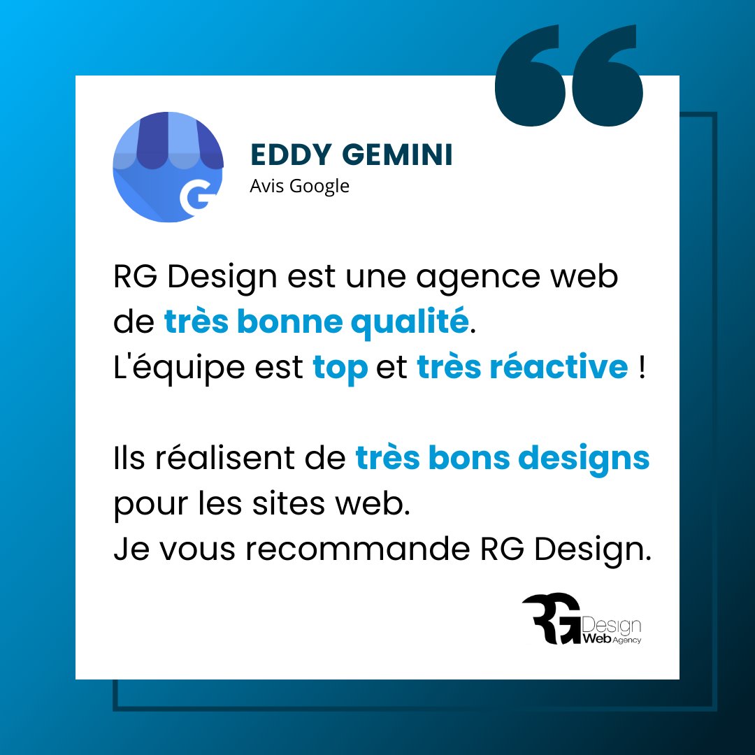 rgdesignfr's tweet photo. Les avis c'est plus qu'important ! 🌟

Depuis 2008, nos clients font régulièrement des 𝐫𝐞𝐭𝐨𝐮𝐫𝐬 𝐝’𝐞𝐱𝐩𝐞́𝐫𝐢𝐞𝐧𝐜𝐞 sur Google et Facebook.

Aujourd’hui, on tenait à remercier Eddy Gemini pour son retour d’expérience avec RG Design. 😇 https://t.co/v5tCbK5INt