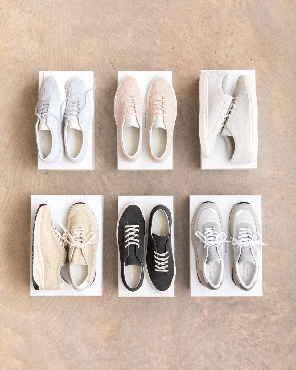 Crafted in Italy, Common Projects present a new range of timeless and premium footwear options for this season, displaying the American label's inherent sense of luxury. bit.ly/3CkPiMj #HIP #CommonProjects