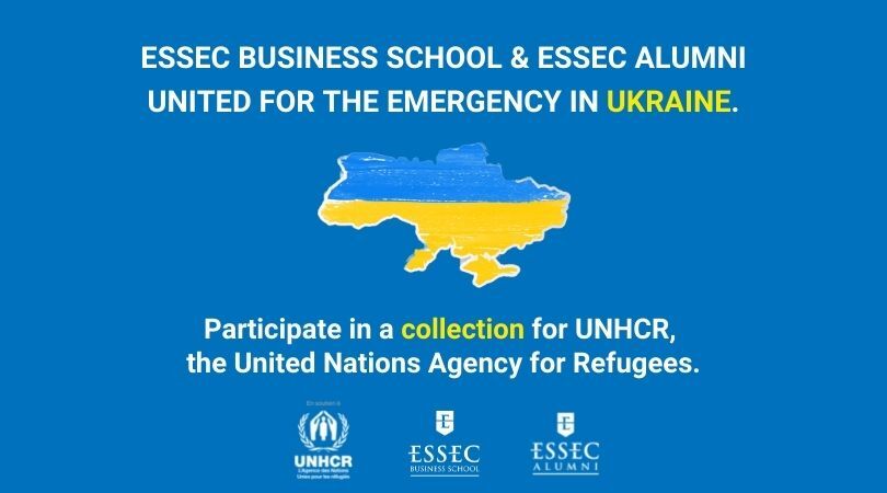 ESSEC Alumni (@essecalumni) on Twitter photo 🇺🇦 SOLIDARITÉ | <a href="/essecalumni/">ESSEC Alumni</a> et l’<a href="/essec/">ESSEC Business School</a> mobilisés pour les réfugiés d'Ukraine !
Outre le soutien apporté à nos diplômés d'Ukraine et à leurs familles, nous organisons une collecte de fonds en faveur de l'UNHCR, agence des Nations Unies pour les réfugiés. 🇺🇦 SOLIDARITÉ | <a href="/essecalumni/">ESSEC Alumni</a> et l’<a href="/essec/">ESSEC Business School</a> mobilisés pour les réfugiés d'Ukraine !
Outre le soutien apporté à nos diplômés d'Ukraine et à leurs familles, nous organisons une collecte de fonds en faveur de l'UNHCR, agence des Nations Unies pour les réfugiés.