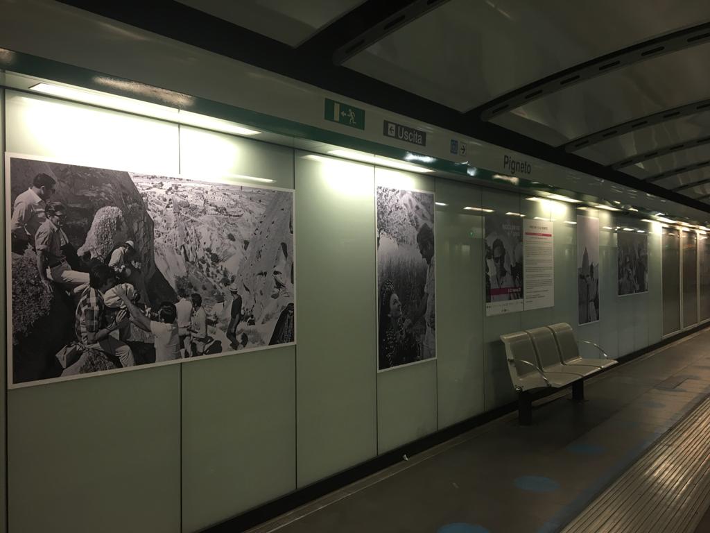 PignetoFilmfest's tweet photo. Allestimento in corso!
 Mostra Pasolini 100 al Pigneto dentro la metro c Pigneto 
Mostra fotografica diffusa con piu di 100 fotografie realizzata da Eticaarte in collaborazione con l’Archivio Storico di cinema Enrico Appetito. 
#ppp100 #pigneto https://t.co/skGiuqcDWy