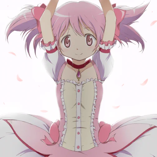 今日は、円の日らしいので、まどか(円)。過去絵 