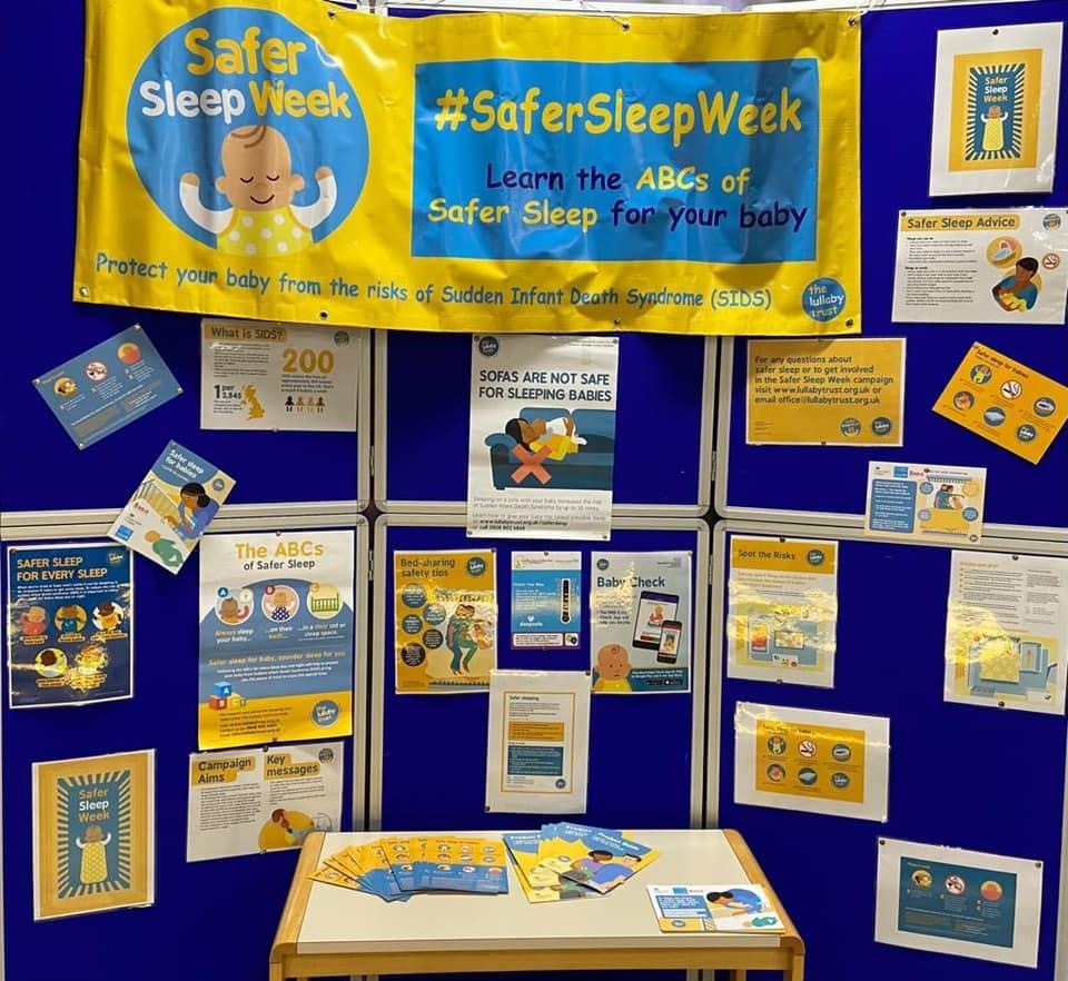 Midwife_LisaR's tweet photo. Maternity Services @barnshospital are dedicated to promoting #safesleep practices &amp; reducing the risks of SUDI/SIDS deaths for our families; we are extremely proud that in 2021 we had NO SUDI/SIDS deaths @Barnsley_HoM @BarnsleyMvp @kerry_bushell @CatherineH_RM @LullabyTrust https://t.co/Z1jU2SHRez