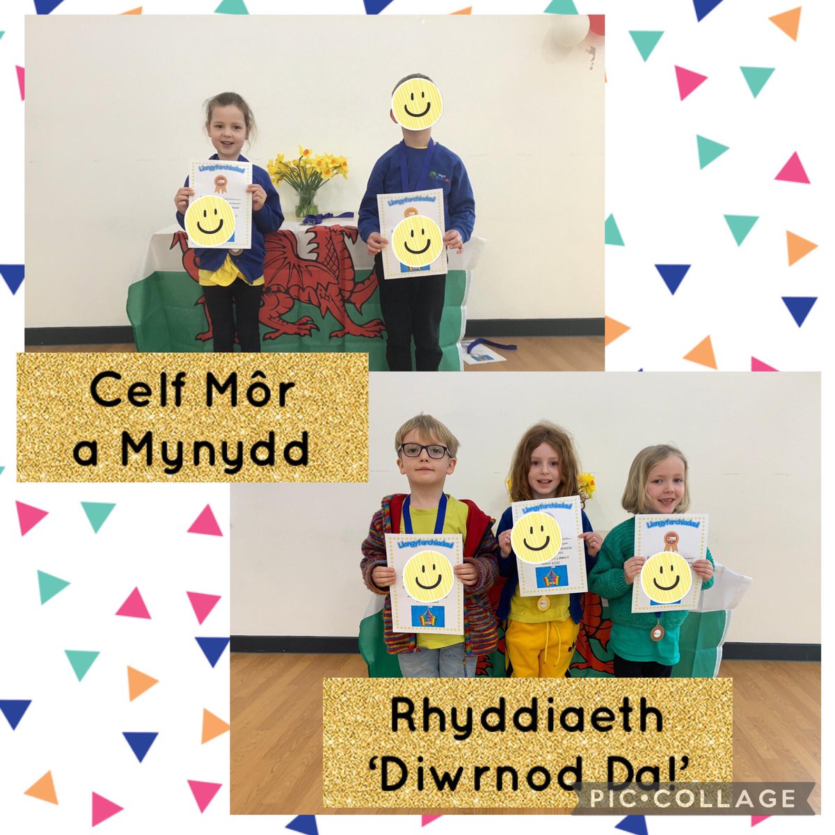 Llongyfarchiadau i enillwyr ein Eisteddfod! Congratulations to our Eisteddfod winners! #@YsgolHamadryad