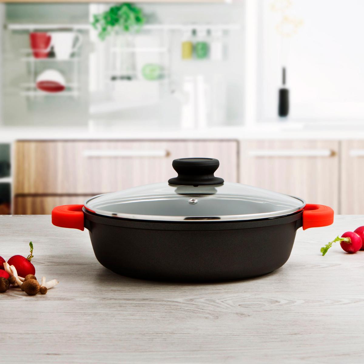 QuidSpain's tweet photo. Tartera Intense  🍲

Tartera de aluminio fundido con asas baquelita soft touch. 

Fondo inducción total, máxima eficiencia y mayor ahorro energético.

Apta para vitrocerámica, inducción, eléctrico o gas. 🔥

#Quid #Cocina #SlowCooking #slowcook https://t.co/euQmQ8ii5F