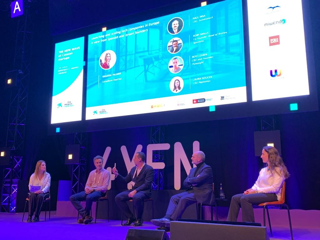 Yesterday our CEO, Raúl Insa participated, as a former winner of #EmprendedorXXI Awards, in the round table “Launching and scaling tech companies in Europe. A view from Spanish and Israeli founders” at Day One Innovation Summit Catalonia in the framework of #4YFN22.