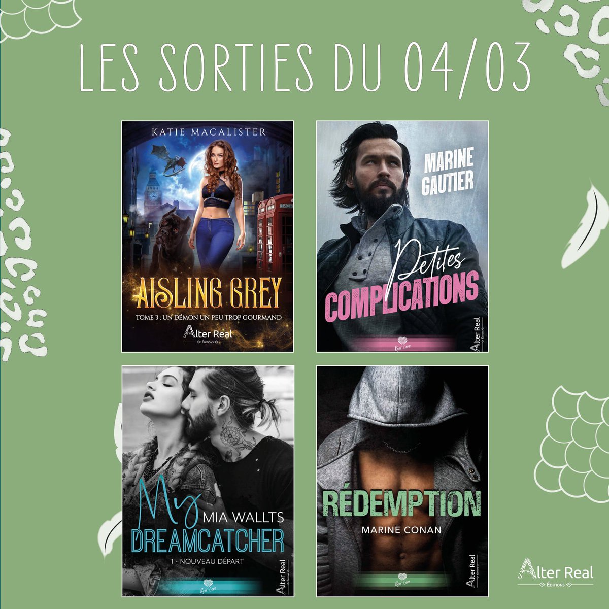[#Sortiedujour]
Les nouveautés Alter Real sont arrivées ! 🤩📚
Découvrez les versions numériques sur toutes les plateformes de vente et le format broché en avant-première sur notre boutique en ligne 🥳📚👩‍💻
#VendrediLecture