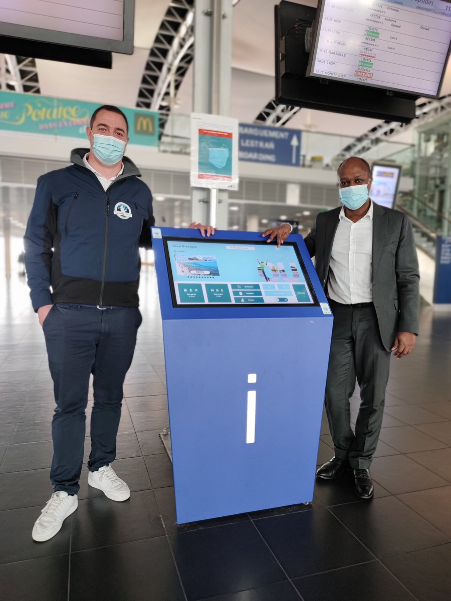 🛫L’Aéroport Brest Quimper Bretagne : Premier aéroport en France équipé de nos revêtements antimicrobiens permanents CLEAN ZONE PROTECT afin de protéger les voyageurs et le personnel 🛫

#Anticoronavirus #AntiVirus #FilmAntimicrobien #LiquideAntimicrobien #AéroportBrestBretagne