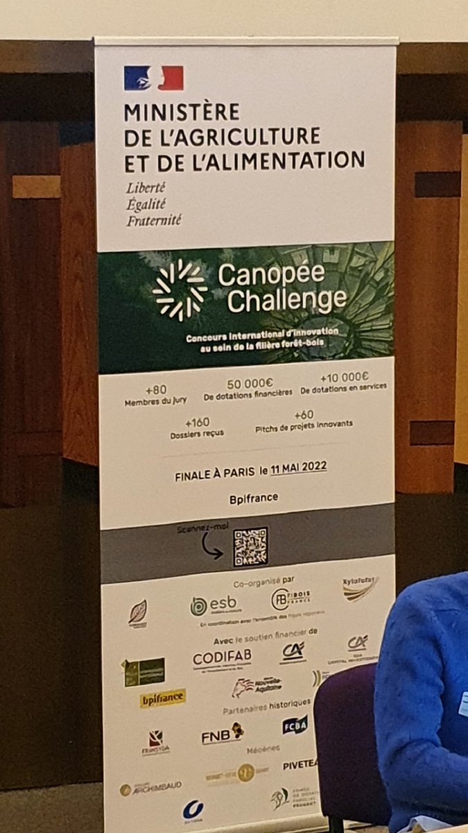 Félicitations 👏 à SYLVIACARE et horizon bois lauréats de l'étape #ouest du #concours d'innovation Canopée Challenge , mais aussi à Songes et Jardins prix coup de cœur catégorie #développement et EcoSafeWood prix coup de cœur catégorie #création.