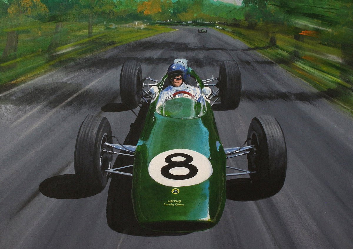 AutoTradition's tweet photo. On Jim Clark's birthday, here are Steve Jones's fine works of art. #JimmyClark #JimClark #SuperfastScot #TheQuietChampion https://t.co/ZG2QRdwXo0