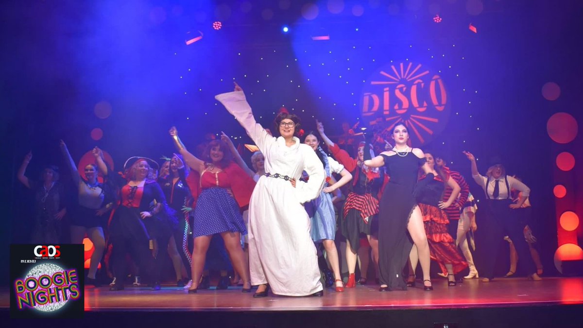 CAOSchair's tweet photo. Almost a week since the final performance of ‘Boogie Nights’ and our cast and crew have had a well-earned rest this week! A huge THANK YOU to every single audience member who came to watch; you were all fantastic and we loved every second of this show!🕺🏼♥️ #CAOS #BoogieNights2022 https://t.co/XuWCihMUFX