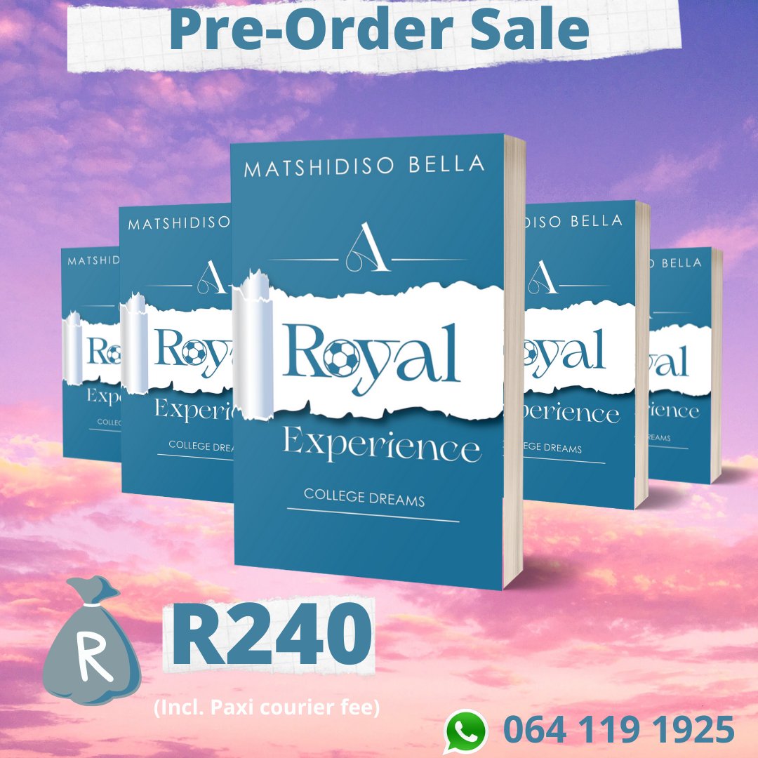 MatshidisoBella's tweet photo. When you passed matric with an H and have to face your family and they have nothing good to say to you. ππππ€
#ARoyalExperience #Publishedbooks https://t.co/8du48WVroH