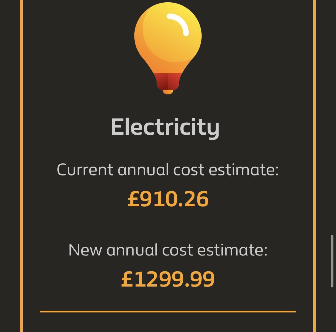 JaclynDuff_'s tweet photo. That £200 loan is going to go far int it? 🤦‍♀️ And another rise coming in October which will likely see my energy bills overtake the cost of my mortgage 😊👍 #energycrisis https://t.co/sCdNzJ7PjB
