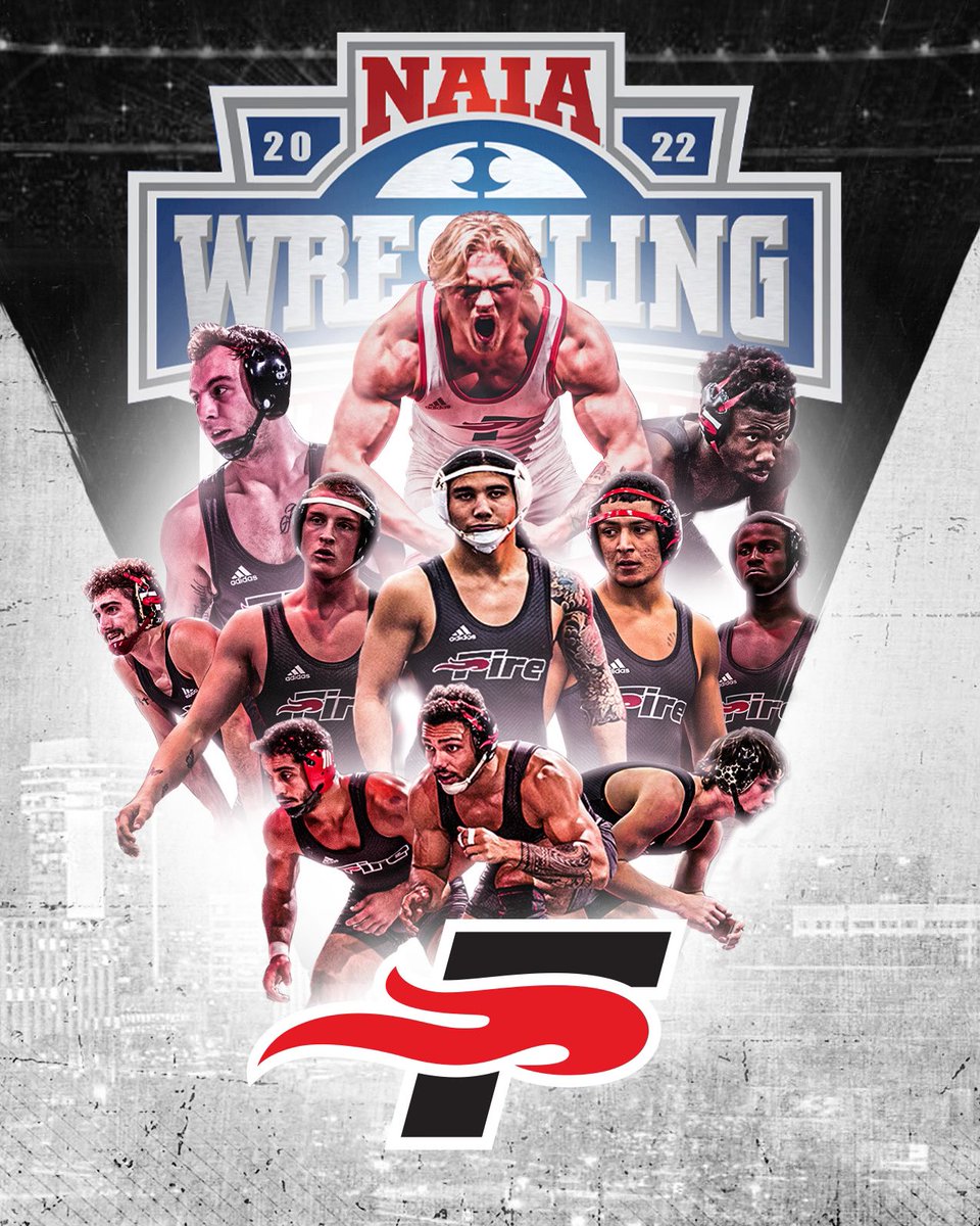 Today is the Day! These eleven Fire Wrestlers go to battle today at the NAIA National Championship. Watch live on FloWrestling or follow live brackets on TrackWrestling beginning at 10am (CST).
#FueltheFire // #TheFireWay