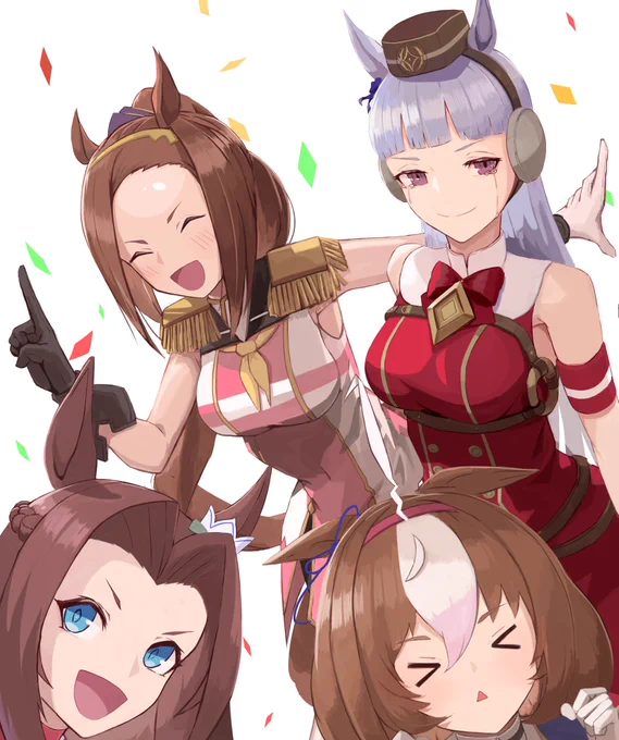 とんでもなく今更ですがウマ娘1周年おめでとうございます!
素晴らしいゲームに出会えて心から感謝です。
#ウマ娘 