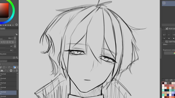 my artstyle changes whenever i use a new brush 🗿 
