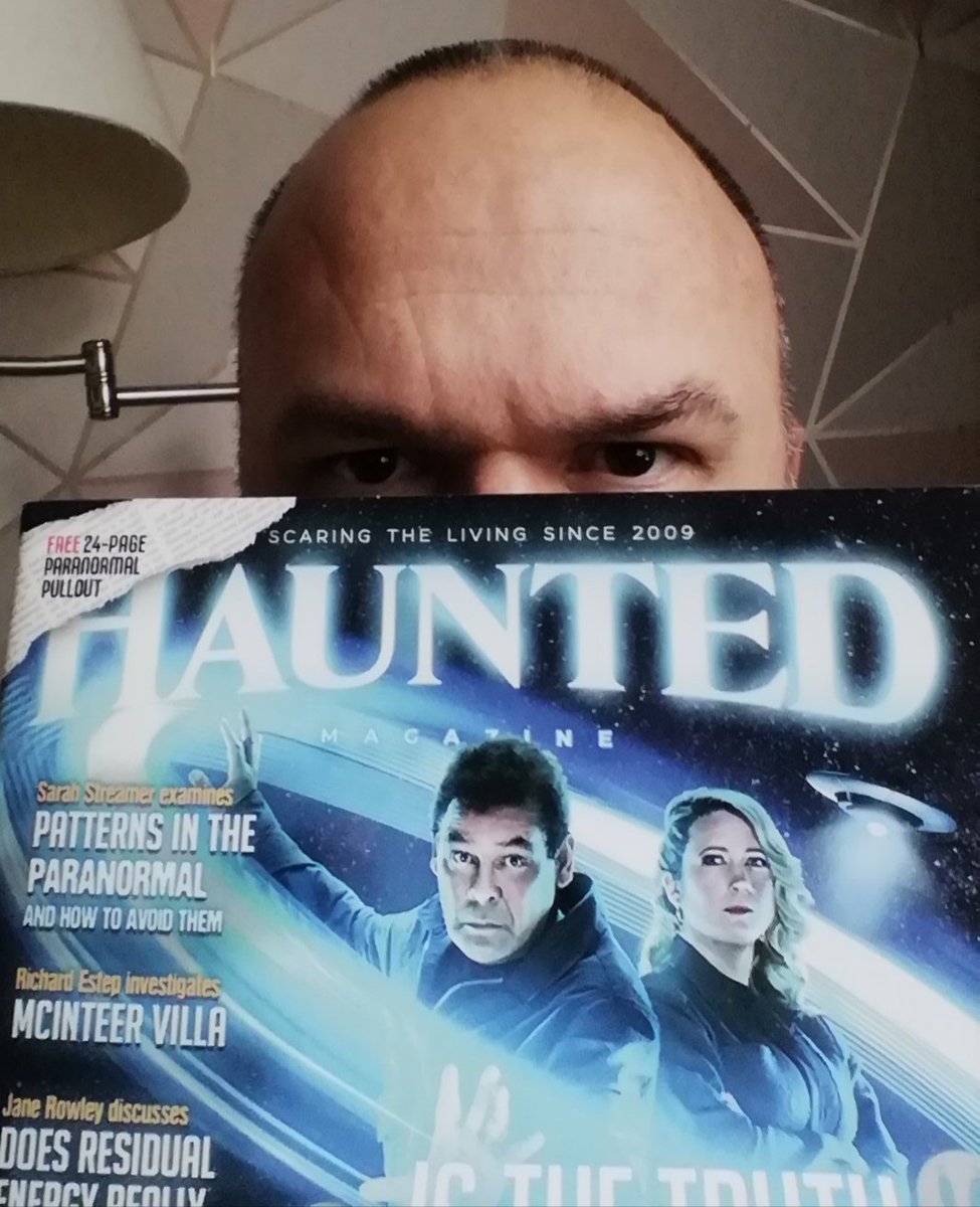MikeCovell's tweet photo. The latest issue of Haunted Magazine has arrived, it's massive and packed full of amazing people and fascinating articles. @hauntedmagazine @thehauntedguy https://t.co/WC43Gx4wbs