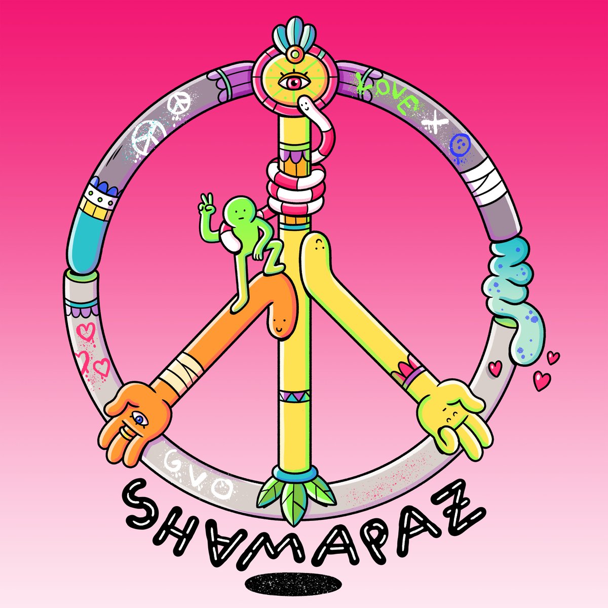 #ShamaPaz for the #ShamaGang, and for any other crews out there. We all need this vibes rn ☮️💜