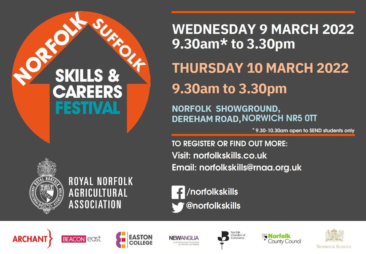 NorfolkCCJobs's tweet photo. We are striving for a diverse future workforce here at @NorfolkCC. 
Next week we'll be at the @norfolkskills event meeting students and showing the huge range of opportunities available at @NorfolkCC. If you are attending, please drop by and say Hi!

#opportunities #NCCSkills https://t.co/yvOR19caA8