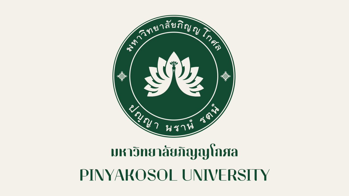 gkhemma's tweet photo. @PR_DPWU ⠀⠀
 
                            #PK_U
                Pinyakosol University
 
         “Wisdom is Self’s Ornament”
 
⠀⠀ https://t.co/0xlklqIRRQ
