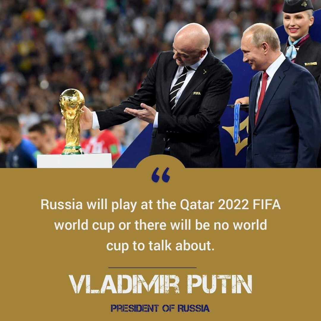 _rudyofficial's tweet photo. Trouble is he who scores against Russia and celebrates
#UkraineRussianWar #Putin #WorldCup2022 #RussiaUkraineWar https://t.co/xpsMxbASdW