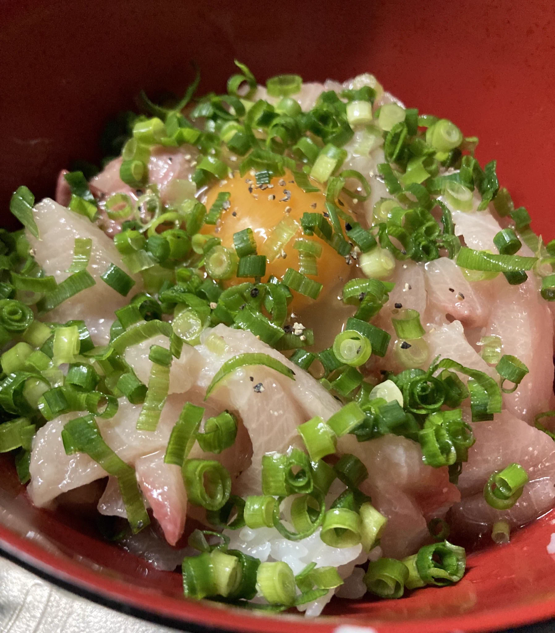 ブリが半額になっていたので作りました！
塩ダレとめっちゃ合って美味でした！  