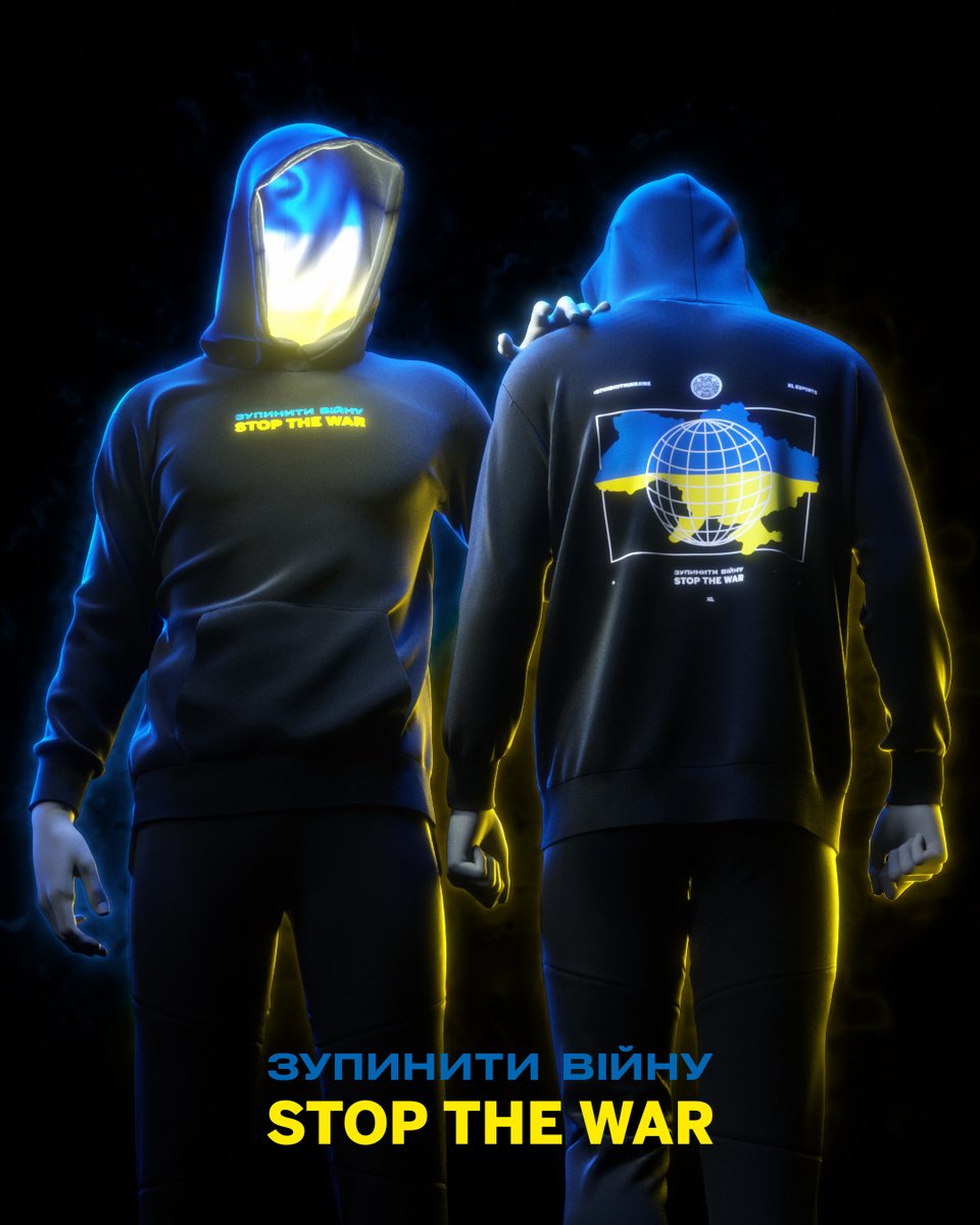 ❌ STOP THE WAR

✊ We stand for peace and want to show our solidarity by supporting humanitarian aid efforts helping to provide people with a safe place to live.

🌐 £10,000 donation

👕 ‘STOP THE WAR’ hoodies for fans to purchase. The full £50 will be donated to charity.