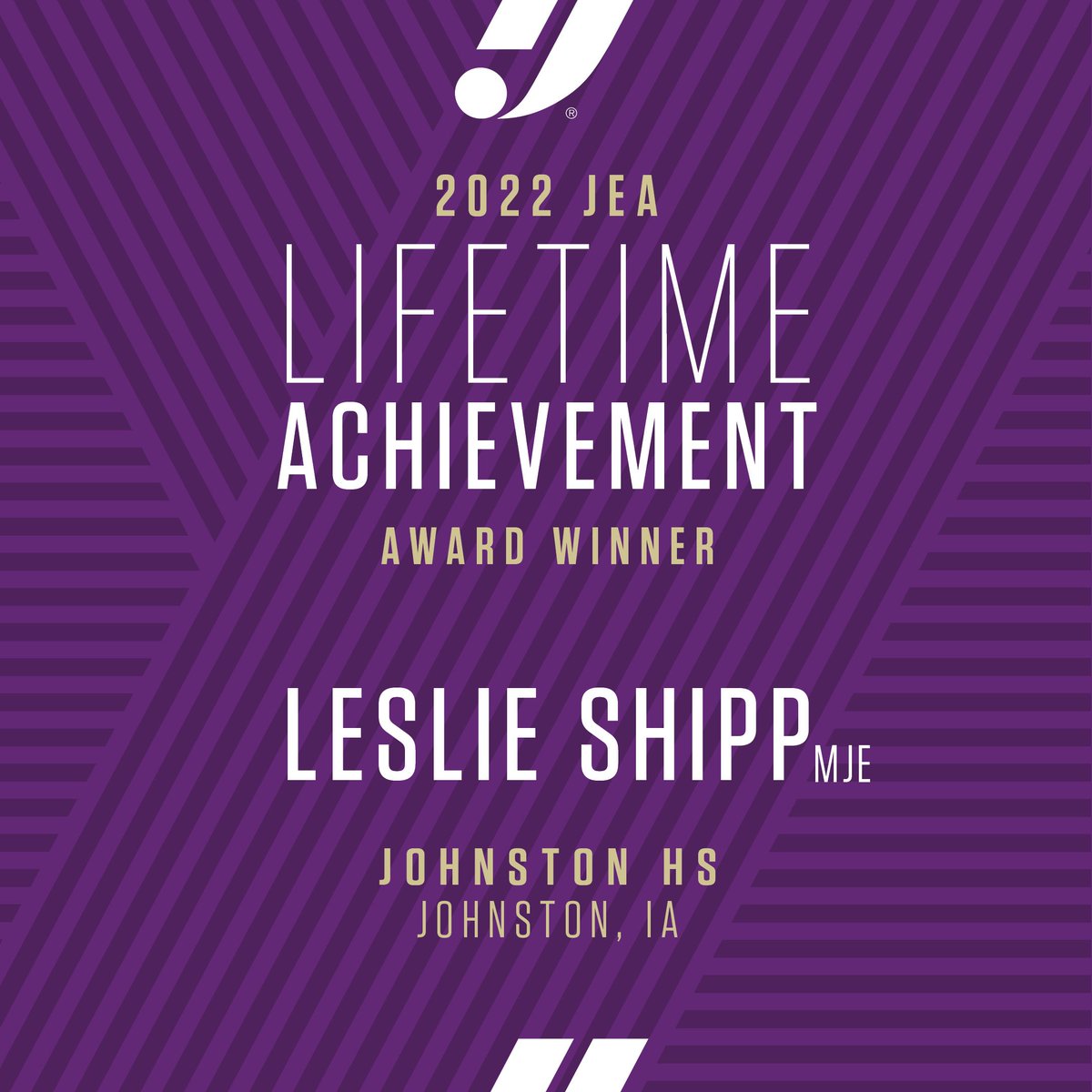 MarcHavnen's tweet photo. Congratulations to my friend Leslie Shipp on her @nationalJEA Lifetime Achievement Award. She'd be the first face carved onto the Mount Rushmore of Iowa High School Journalism instructors. @JohnstonCSD @johnston_yrbk @JCSD_JHS @herffjones https://t.co/RmIDSWffEU