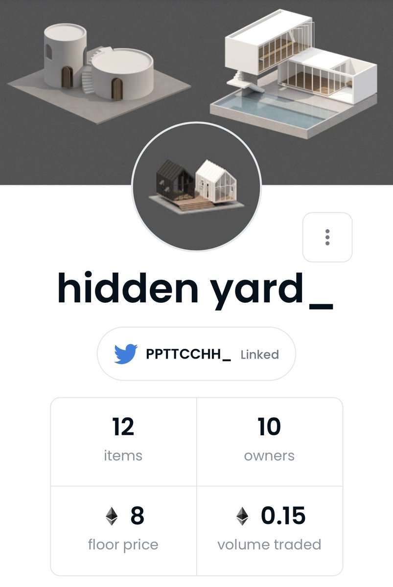 PPTTCCHH_'s tweet photo. The last house of #hiddenyard phase1 was collected by @Cubanj707 ๐ ๐ก Welcome to our village. So I can officially say โPHASE 1 already SOLD OUT!โ ๐.
Thatโs my tiny but steady step ๐๐ป
Thank you so much for your kindnessโบ๏ธ
and also discovered #somewhere too https://t.co/MKNjjkndgc