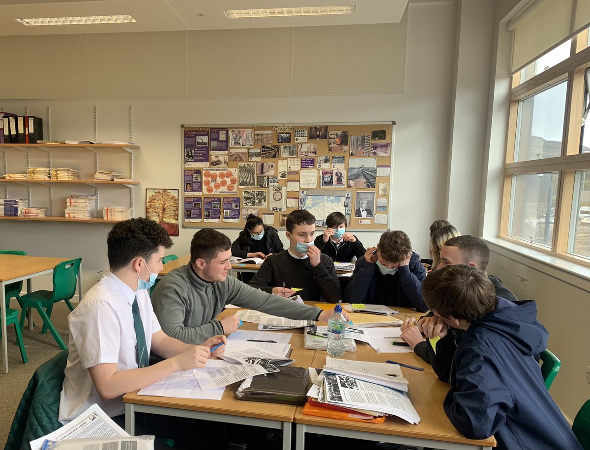 OlspTlc's tweet photo. Higher History pupils @OLSPHigh working together to decided the most important factor in the development of the Civil Rightโs Movement #pedagoofriday @SATHinfo #higherhistory https://t.co/9XQN0BgE85