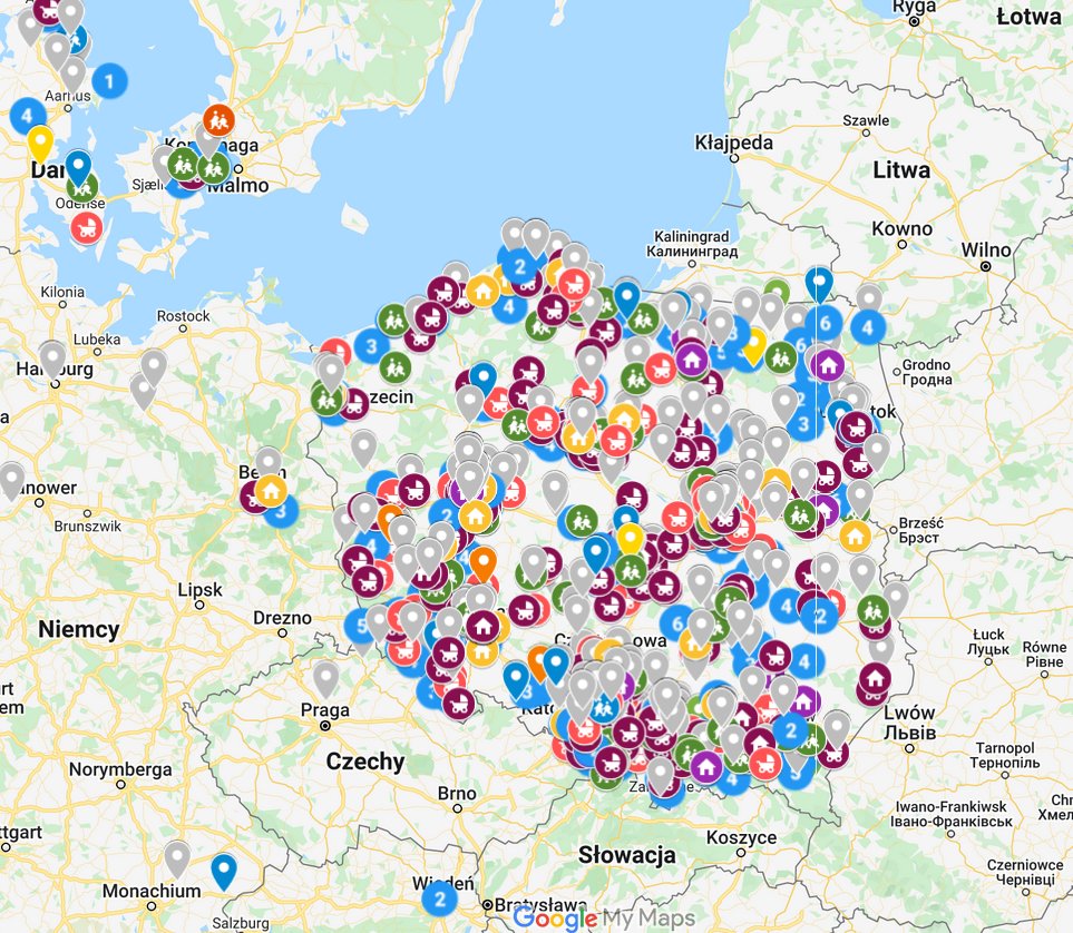 please share this map with everyone in need for shelter in Polish and European homes. tiny.pl/94qvl  #UkraineRussianWar