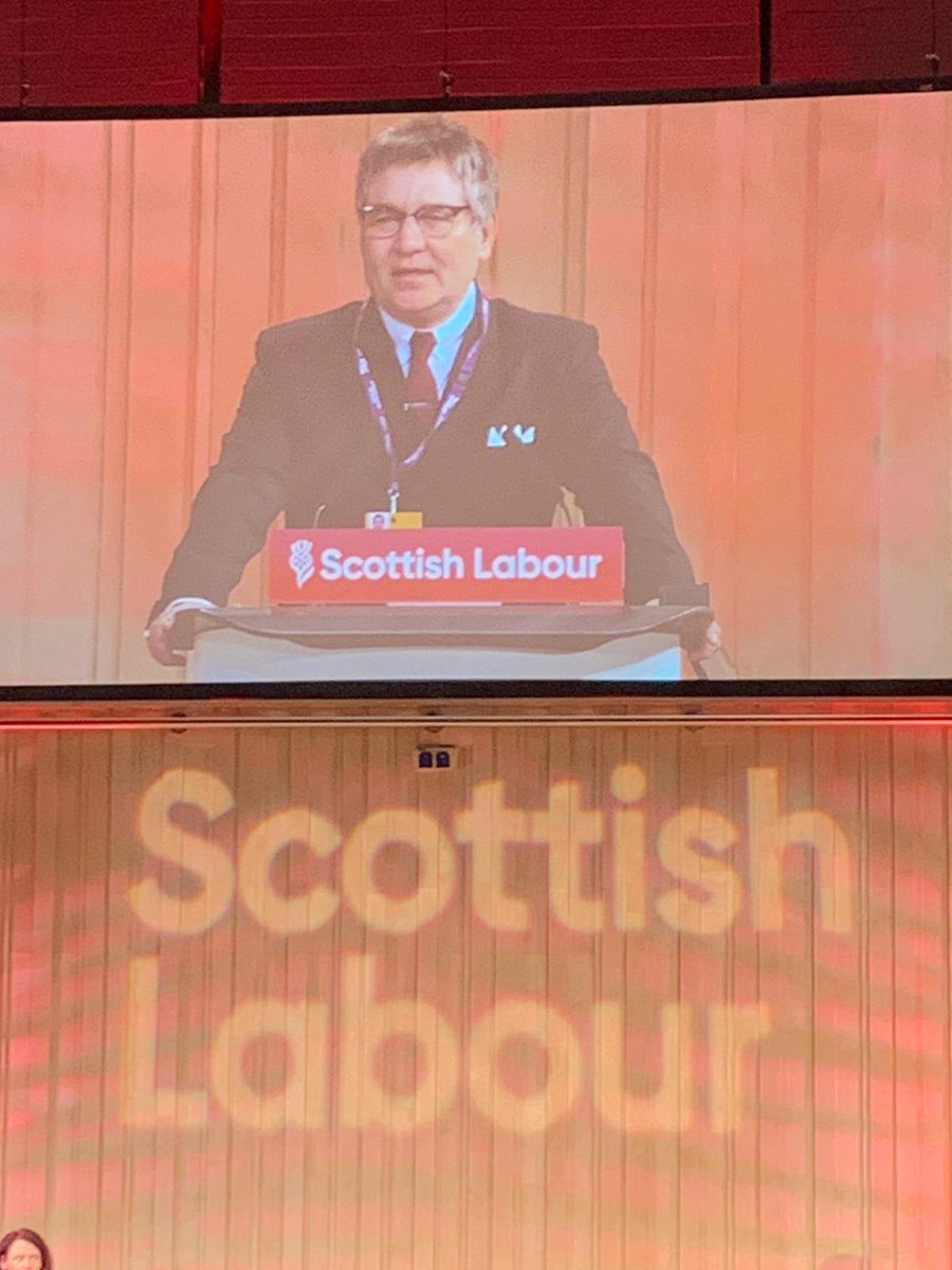 Our Vice Chair Billy Stewart moving our motion on #CostOfLivingCrisis at #ScotLab22. 'Our public service workers have made great efforts during pandemic. How are these essential workers expected to cope with derisory below inflation pay offers? Labour must support our pay claims'