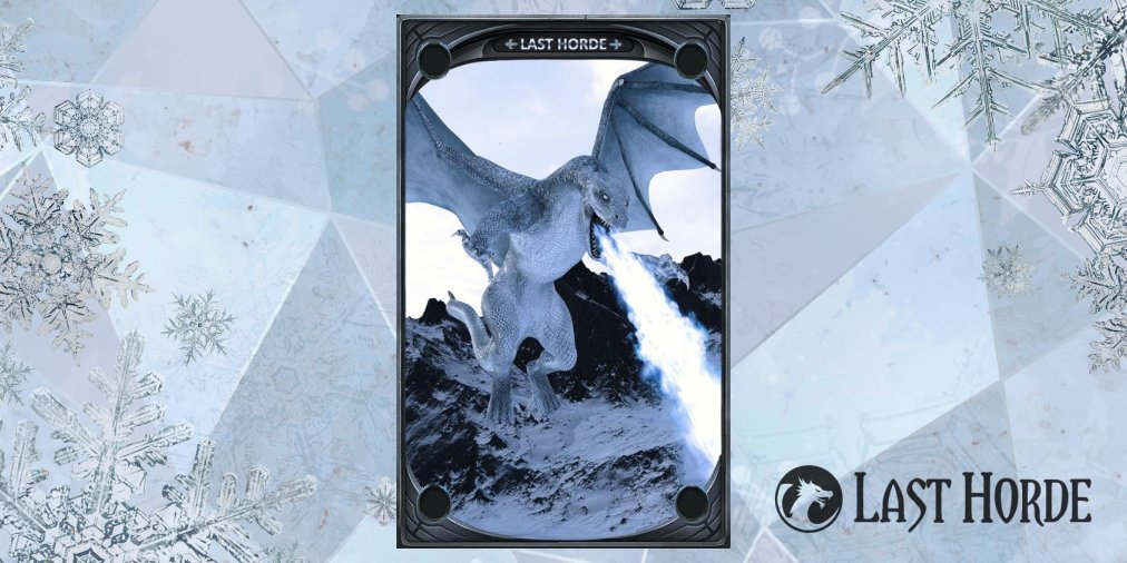 🥶Suddenly, while no one was expecting it, a north wind blew in, cold as death. A blizzard swirled and out of the white gloom appeared a monster, an ice dragon, freezing everything in its path.