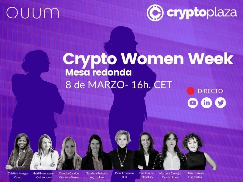 Agenda de eventos crypto women week