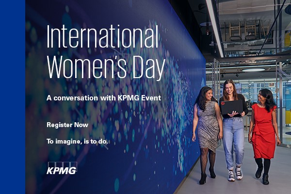 Sign up to @KPMG's #IWD2022 event Tues 8 March 12:30- 1:15pm to celebrate the social, economic, cultural, and political achievements of women with us and have the chance to ask questions to our senior leaders. Register here ow.ly/WTBo50I92u3