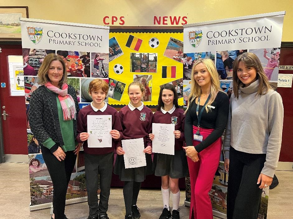 AWARENI's tweet photo. The pupils at Cookstown Primary School have been busy writing their mental health poems for AWARE’s Express Yourself Poetry Competition! ✏️
We can't wait to read them! Thanks to @DanskeBank_UK for generously supporting this campaign
#ExpressYourself #TogetherChangingLives https://t.co/ZXDYf2BTqO