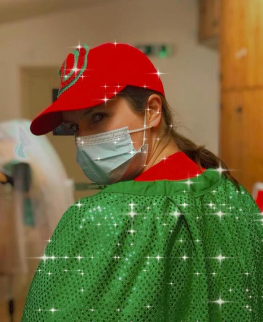 Sprout_HS's tweet photo. @SproutChristina appears as a Superhero Sidekick in her village panto, celebrating the tradition of staged fairytales complete with dances, songs and vigorous audience participation. Proceeds from the sold-out show will benefit the local school and hospice. Break a leg Christina! https://t.co/z6vypZKPMK