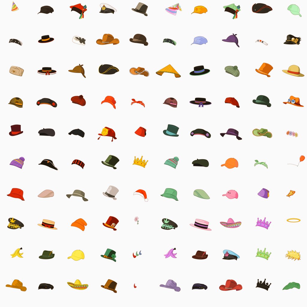 PetwormsDc's tweet photo. #100 hats for NFT collection.
If you are making NFT collection here IS the right place.
#NFTs #NFTCollection #NFTCommunity #NFTartist #NFTdrop #adobephotoshop #Nftarts #NFTartworks https://t.co/i9aUPU3Ji7
